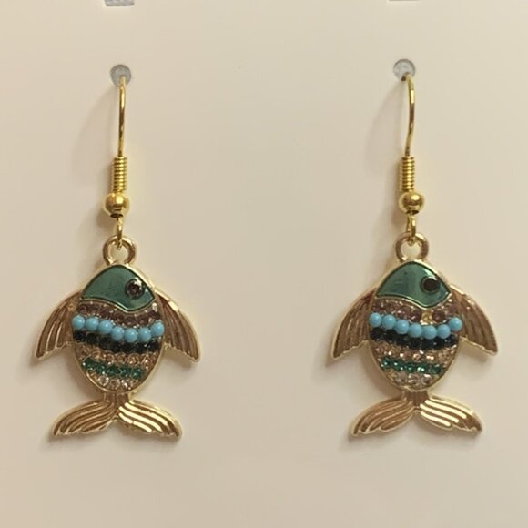 Fish Earring, Fishing Earring, Fish Jewelry, Gift Idea, Silly Animal Earrings - Picture 8 of 8